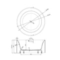 Ravena Round Bathtub — detail 6