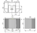 KDK Wall-Mounted PVC Fluted Curved Cabinet with Inner Drawers — detail 6