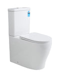 Zeus Tornado Flush Rimless Toilet Suite — product view