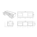 KDK Cielo Standard Wall-Mounted Vanity — detail 4