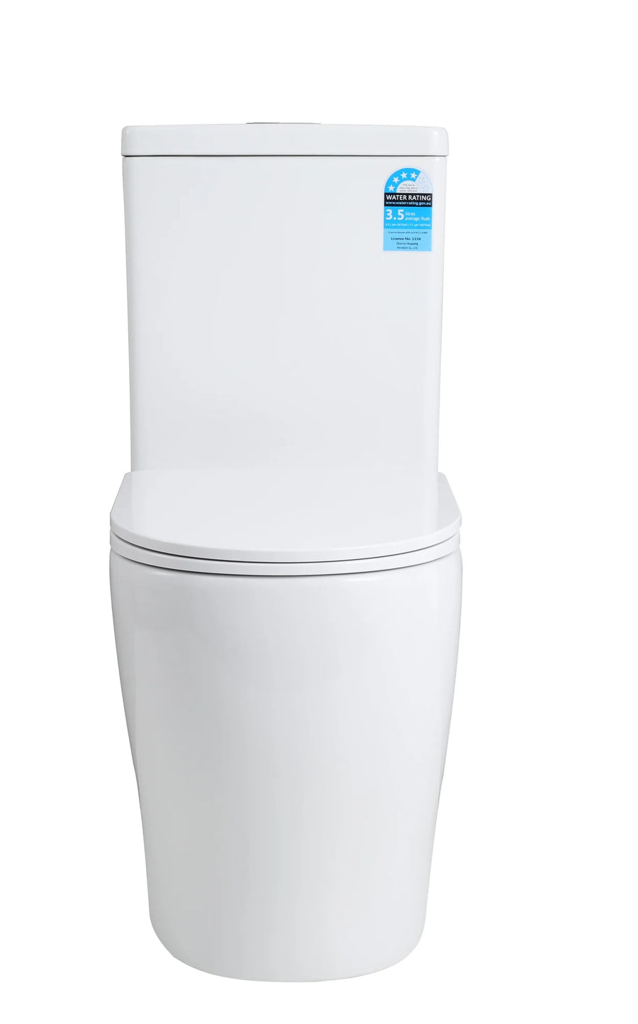 Zeus Tornado Flush Rimless Toilet Suite
