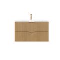 Edina Fluted Wall Hung PVC Cabinet with Soft closing drawers — detail 16
