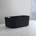 Oval Back To Wall Bathtub — detail 6