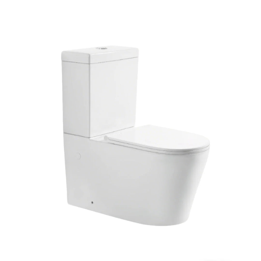Stella Back to Wall Rimless Toilet Suite Trap Included