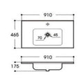 Vito Vanity Top with Undermount Basin For Bathroom — detail 11