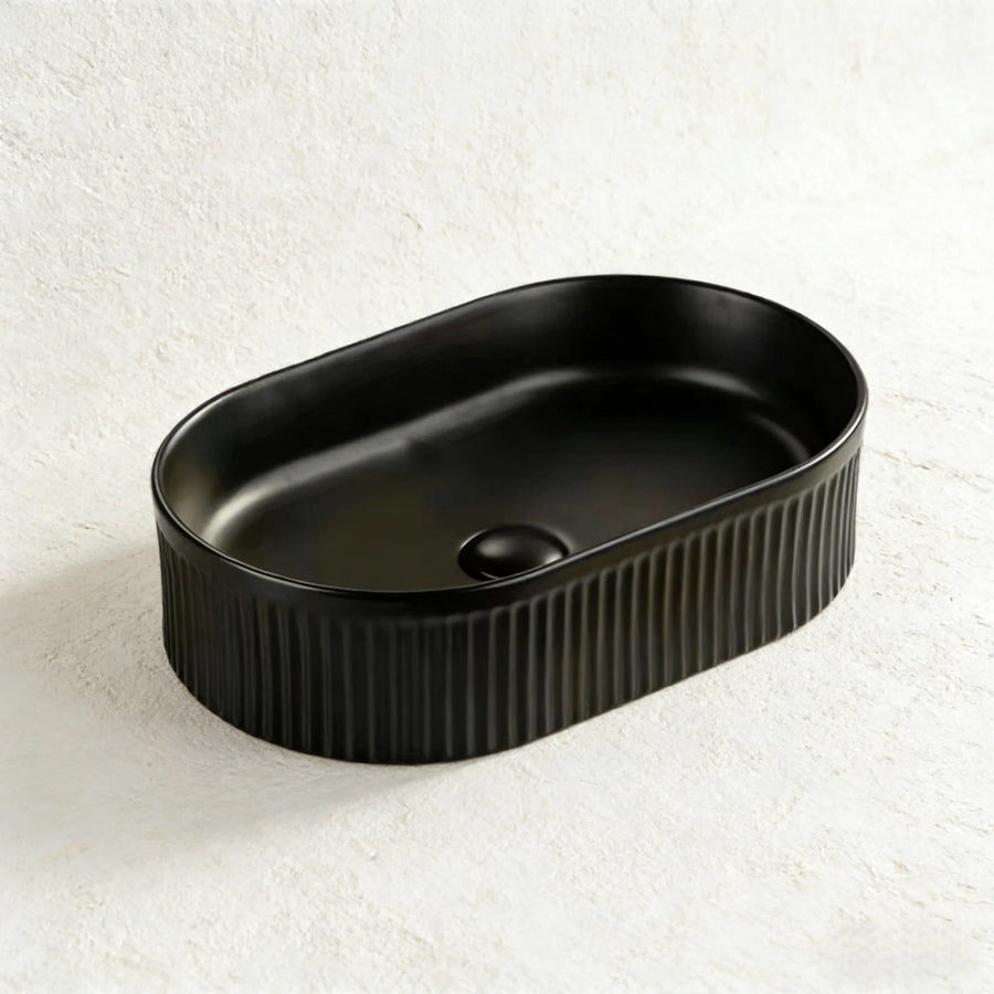 Flow Ribbed Arch Console Basin