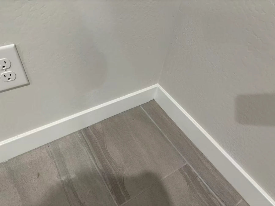 Baseboard Molding, Skirting Board, Durable Polimer Floor Moulding