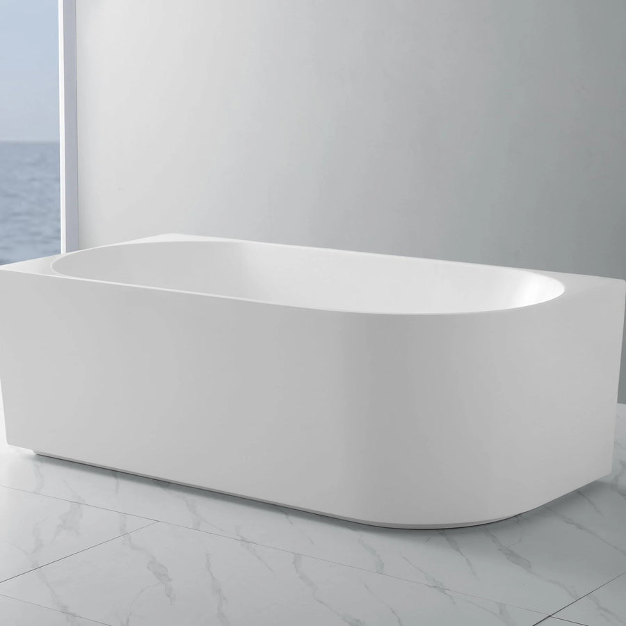Elora Oval Freestanding Left Corner Bath
