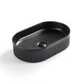 Cascade Flute Oval Art Basin — detail 3