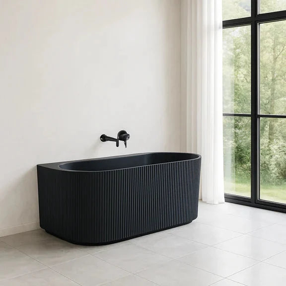 Oval Back To Wall Bathtub