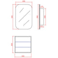 Elegant Tall Boy Shaving Cabinet — detail 10