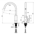 Vito Round Kitchen Mixer — detail 9