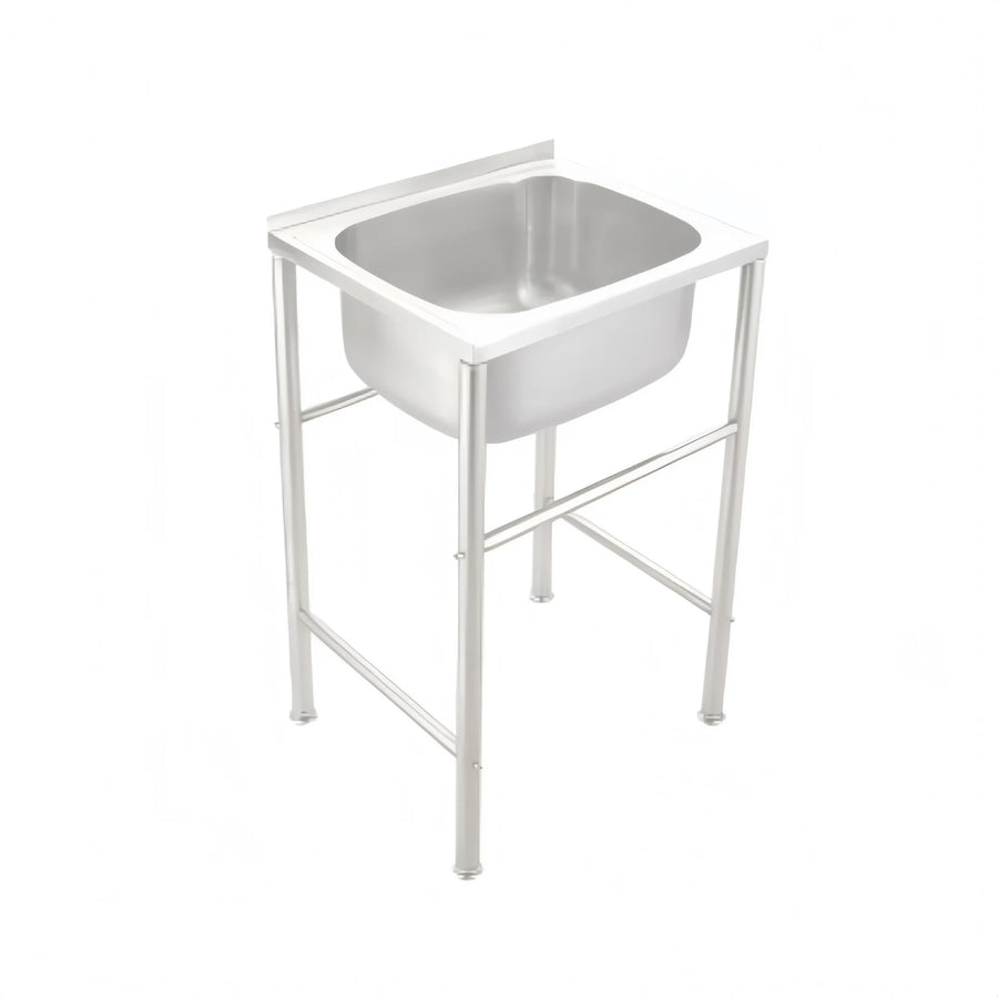 Free standing Cleaners Sink with Wall mount legs