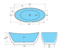 KDK Evie Freestanding Bath — detail 6