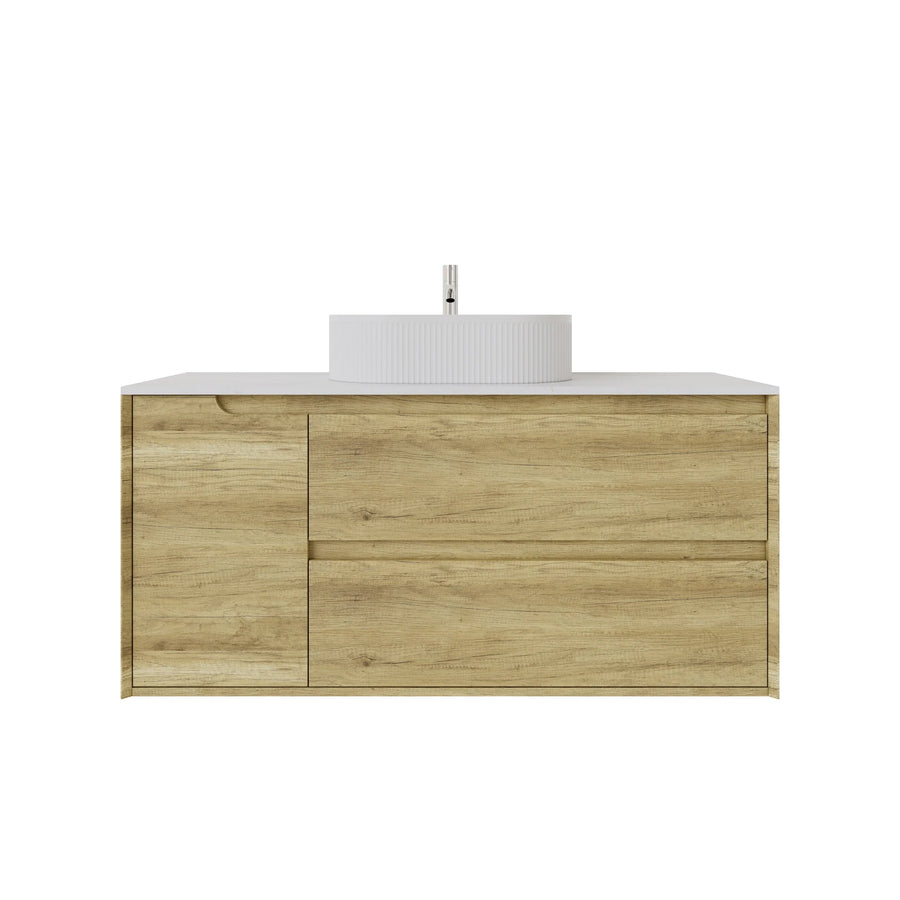 Brooklyn Wall Hung Cabinet With Right Drawers