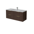 Edina Fluted Wall Hung PVC Cabinet with Soft closing drawers — detail 29