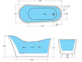 KDK Beyla Free Standing Bathtub — detail 8