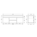 KDK Modern Wall-Mounted Bath Vanity — detail 14