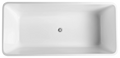 KDK Luno Square Freestanding Bathtub — detail 4