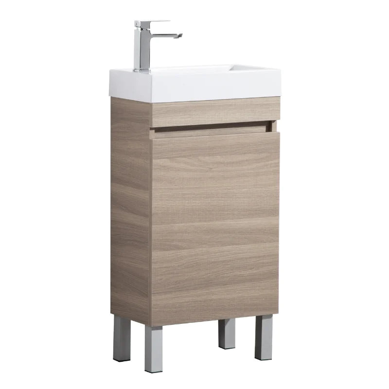 Slim Free-Standing PVC Vanity