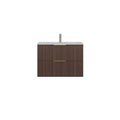 Edina Fluted Wall Hung PVC Cabinet with Soft closing drawers — detail 18