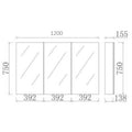 KDK Evie Oak PVC Shaving Cabinet — detail 13
