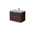 Edina Fluted Wall Hung PVC Cabinet with Soft closing drawers — detail 6