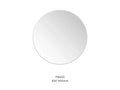 Luna Pencil Edge Round Mirror – Glue-On Installation — detail 5