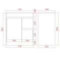 KDK Bathroom Vanities with built-in kickboard — detail 18
