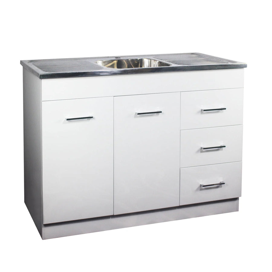PVC Kitchenette Cabinet withSeamless Metal Basin