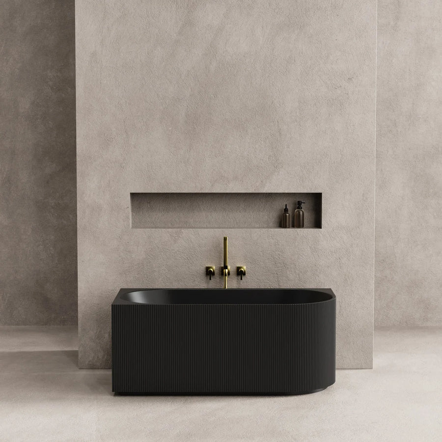 Carpi Oval Freestanding Corner Bathtub