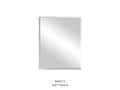 KDK Jasper Rectangular Frameless Bevel Edge Plain Mirror — detail 6