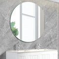 KDK Luna Round Frameless Pencil Edge Plain Mirror — detail 2