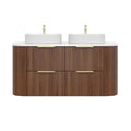KDK Artis Wall-Mounted PVC fluted Curved Cabinet with Soft-Close Drawers — detail 13