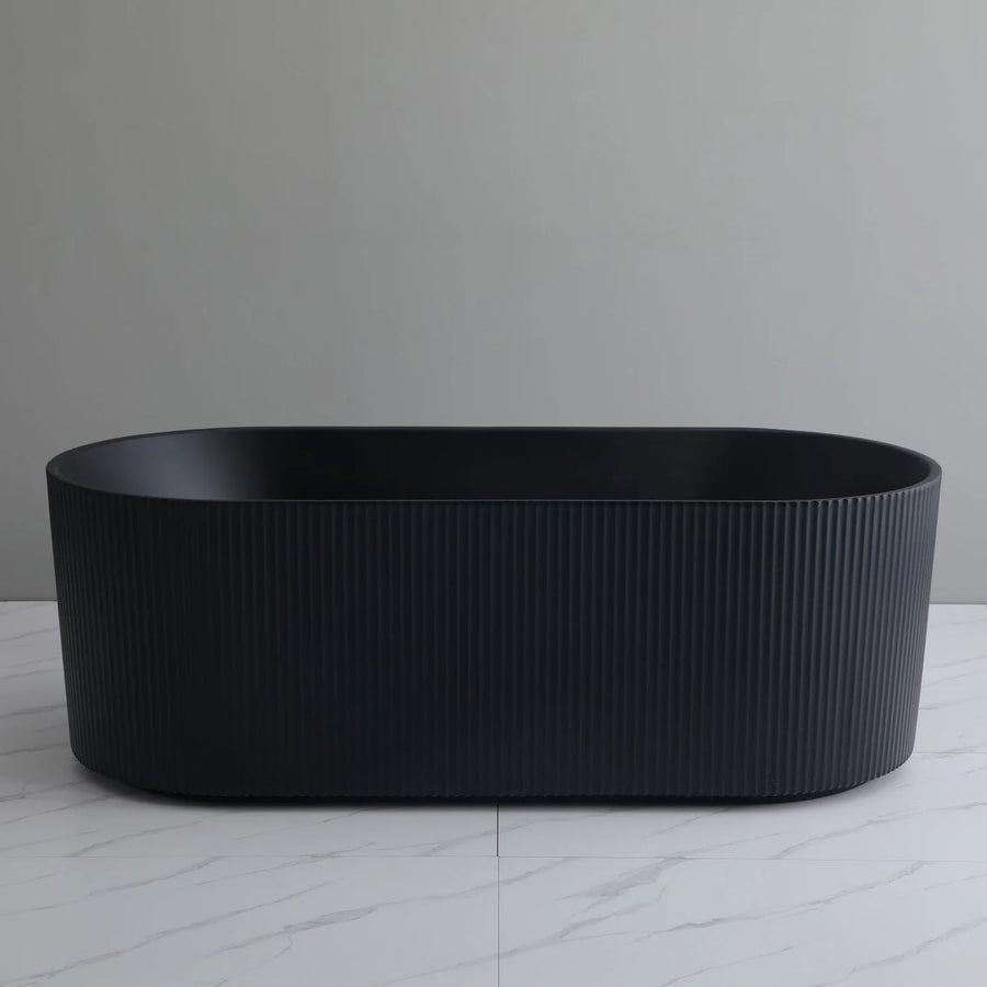 Rhonda Groove Freestanding Bathtub