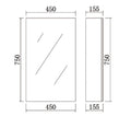 KDK PVC Shaving Cabinet – Modern Bathroom Storage — detail 7