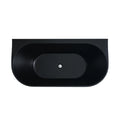 Oval Back To Wall Bathtub — detail 5