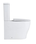 Zeus Tornado Flush Rimless Toilet Suite — detail 4