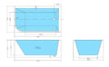 KDK Casey Right Corner Bath — detail 5