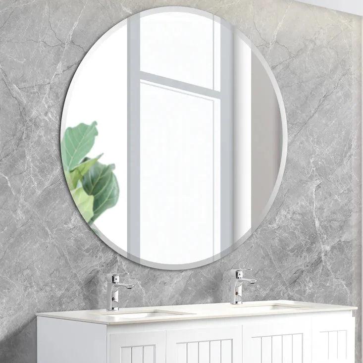Luna Bevel Edge Round Mirror