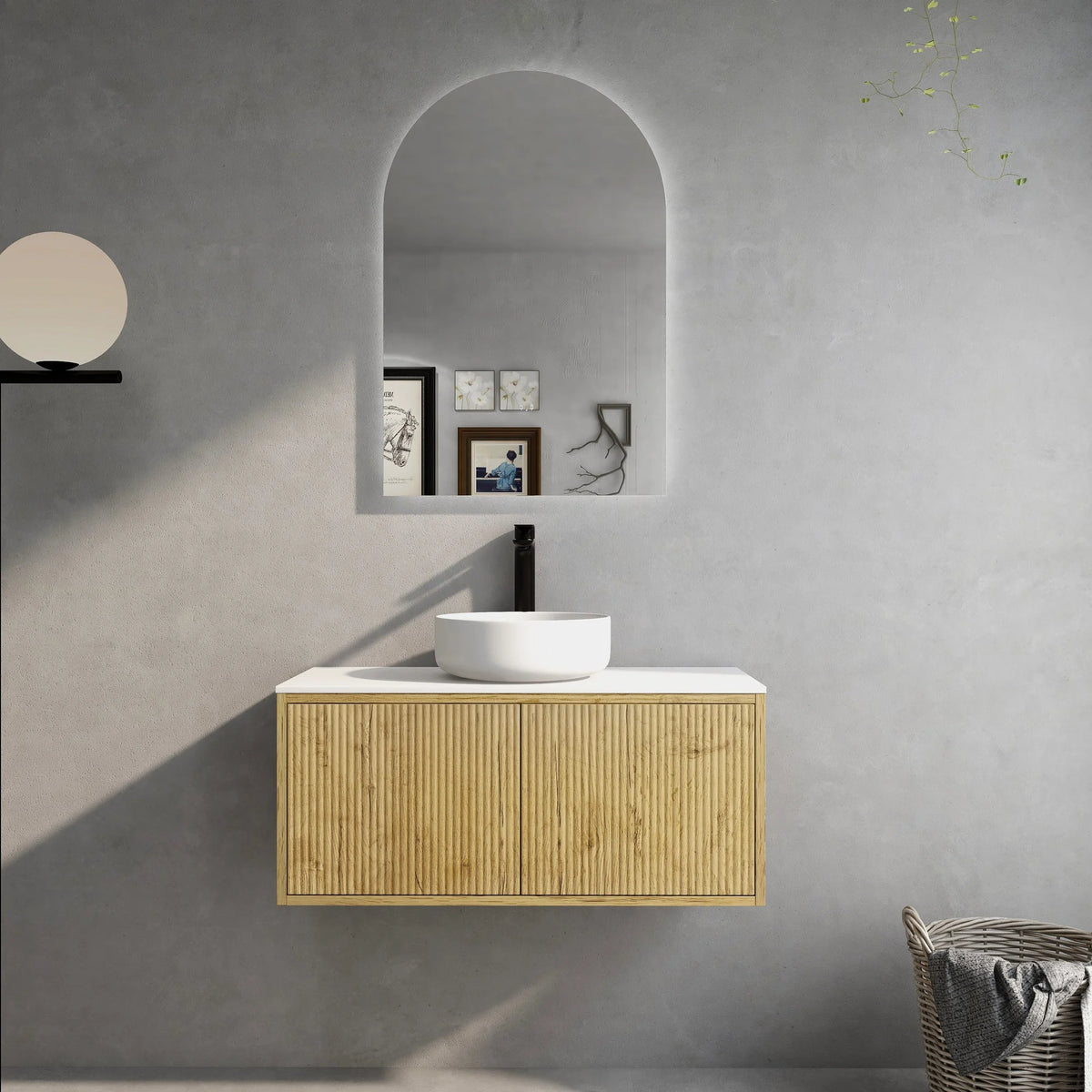 Bellevue Slim Wall-Mounted Vanity
