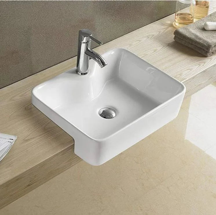 Semi Recess Basin