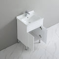 PVC cabinet with ceramic laundry sink with Soft closing doors — detail 4