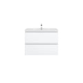KDK Vita Flux Wall-Mounted PVC Cabinet with U shape soft closing drawers — detail 4
