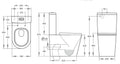 KDK Alpha Tornado Flush Rimless Toilet Suite — detail 7