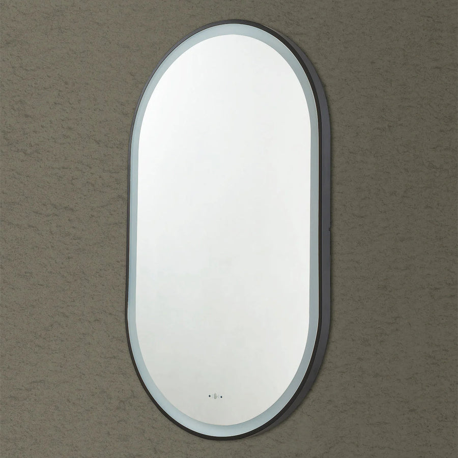 Olivia Iron Framed LED Bathroom Mirror