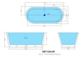 KDK Ovia Freestanding Bath — detail 7