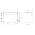 KDK Wren Modern Wall-Mounted Bath Vanity — detail 13
