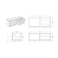 KDK Cielo Basic Wall-Mounted Vanity — detail 11