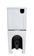 Zeus Tornado Flush Rimless Toilet Suite — detail 6